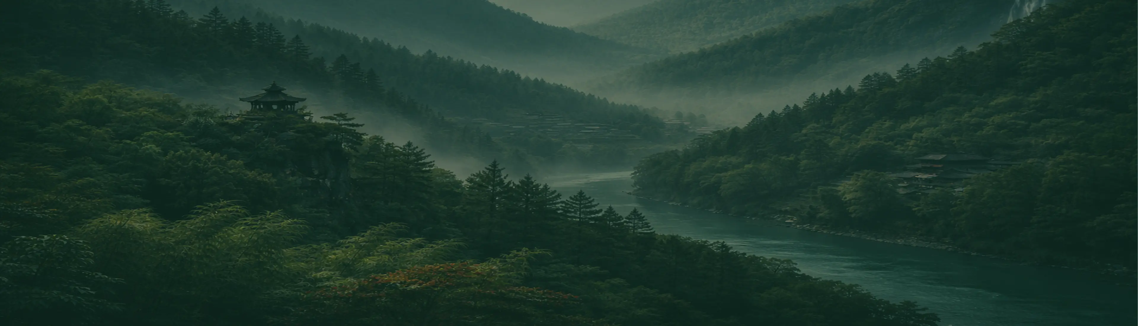 Background landscape illustrating the UNRUSH Charter values