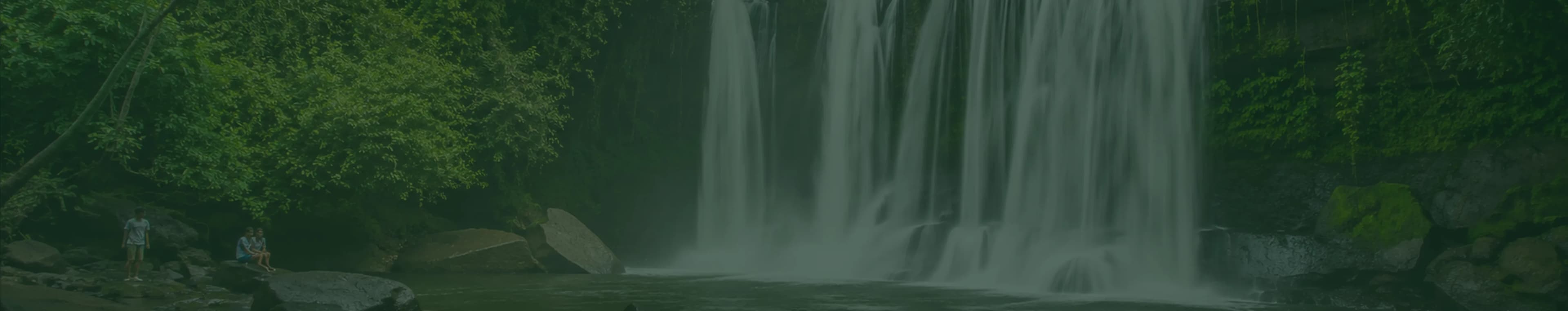 Slow travel agency landscape background
