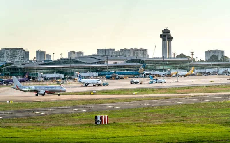 airplane on airport tarmac