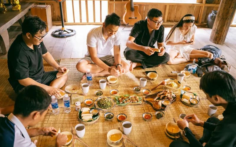 repas de famille khmère