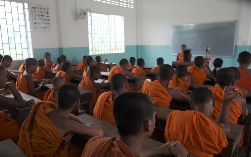 enfants ecole rurale cambodge