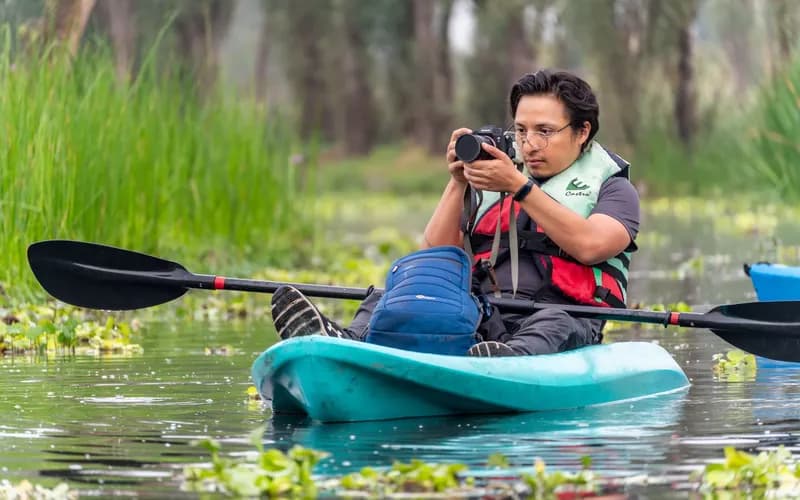 flooded forest kayaking