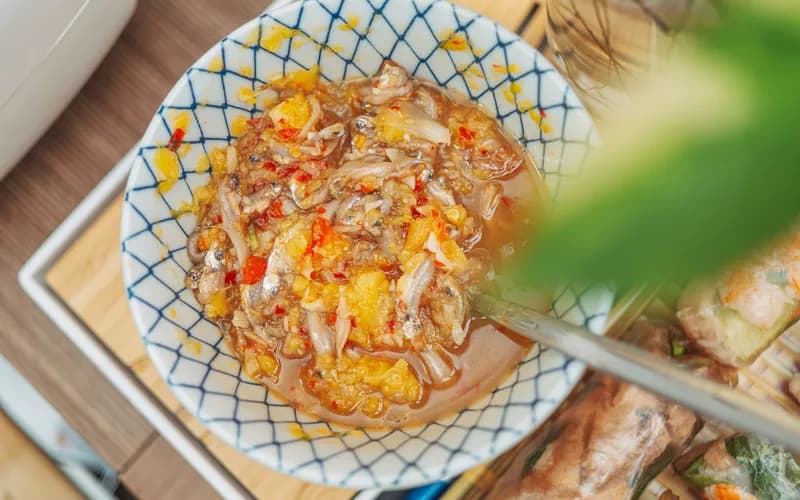 sambal on table