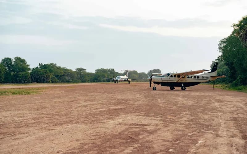 propeller plane runway