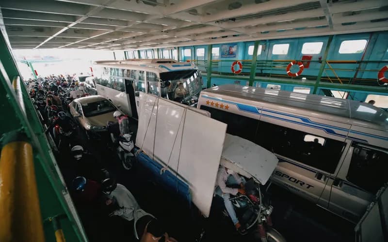 ferry car deck