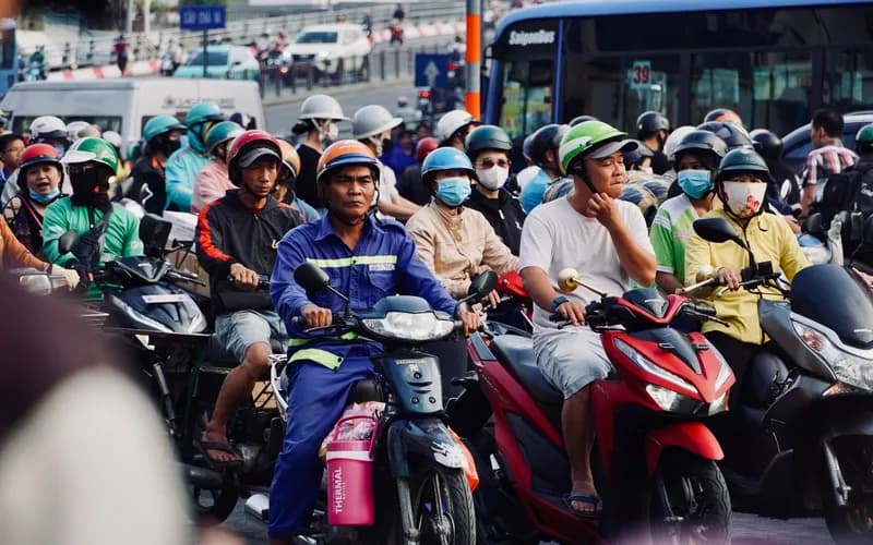motorbike helmet rider