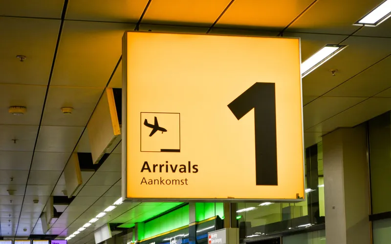 airport arrivals hall