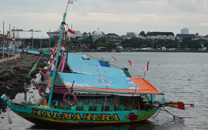 bateaux de pêche à Manado