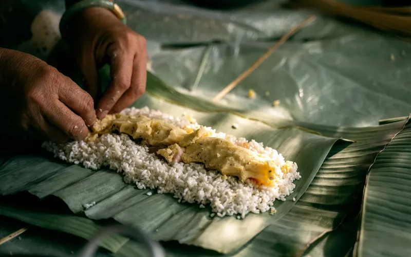 panier de riz gluant repas lao