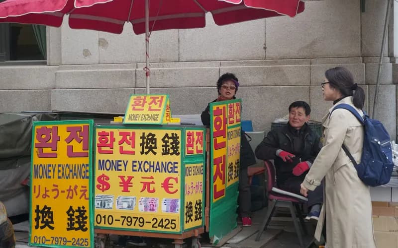 money changer booth