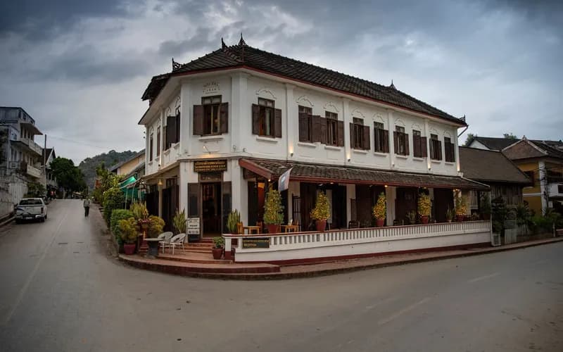 old colonial shophouse street