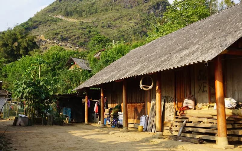 homestay de village nord du laos