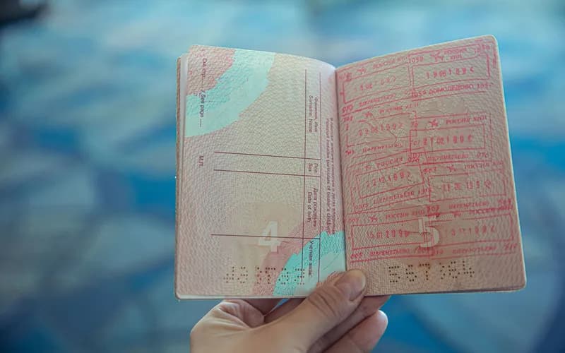 passport and boarding pass