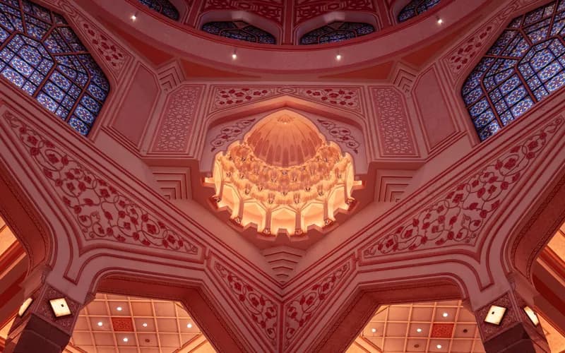intérieur mosquée malaisie visiteurs