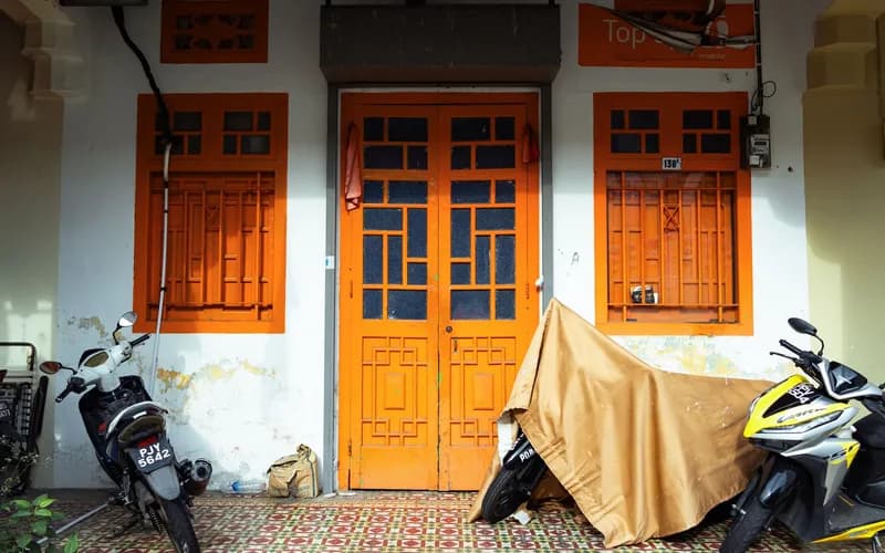 george town street shophouses