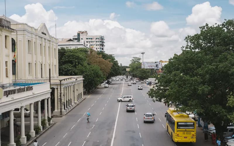 colonial building yangon