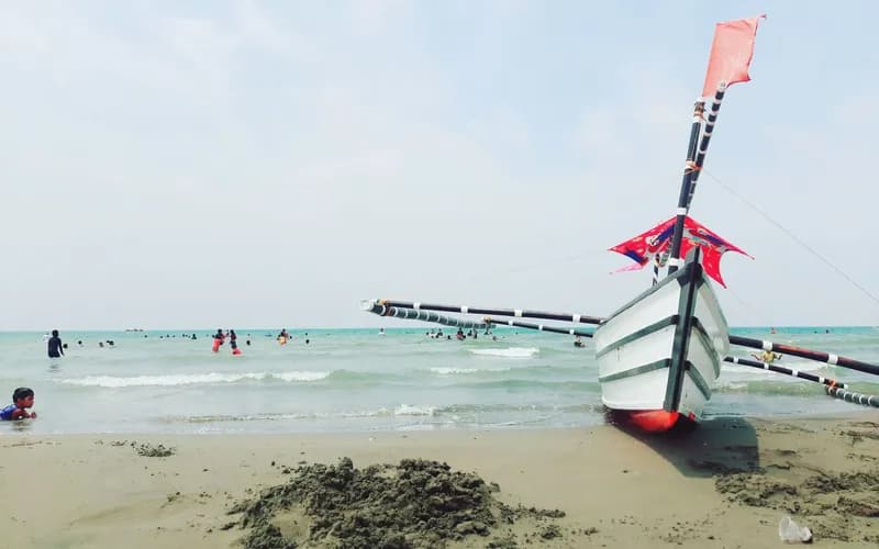 bateau bangka à balancier île