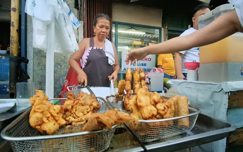 filipino street food stall