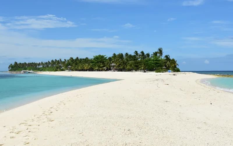 white sand sandbar philippines