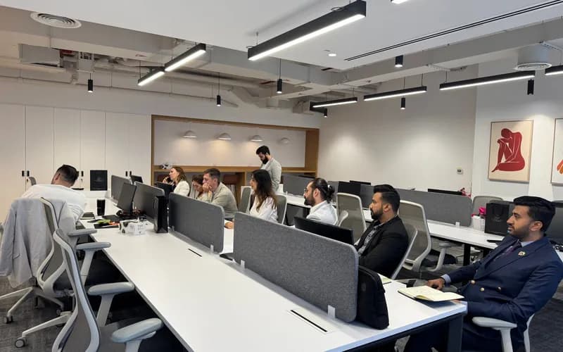 coworking space desks