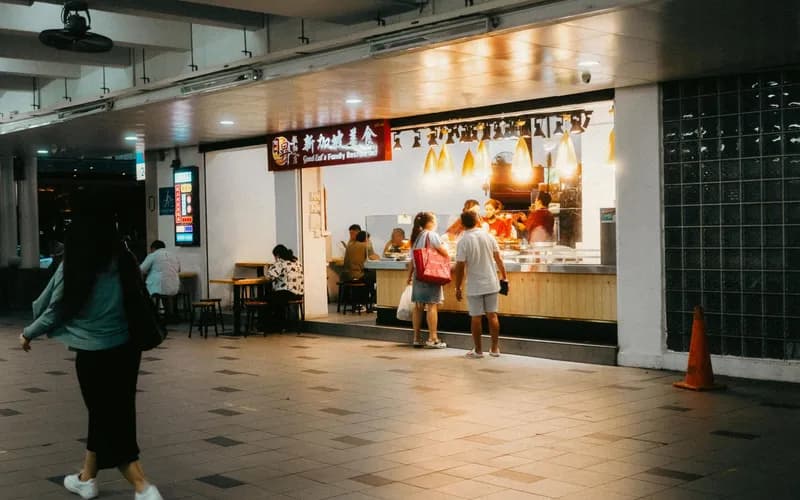 hawker centre food stalls