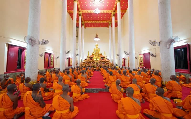 temple meditation hall