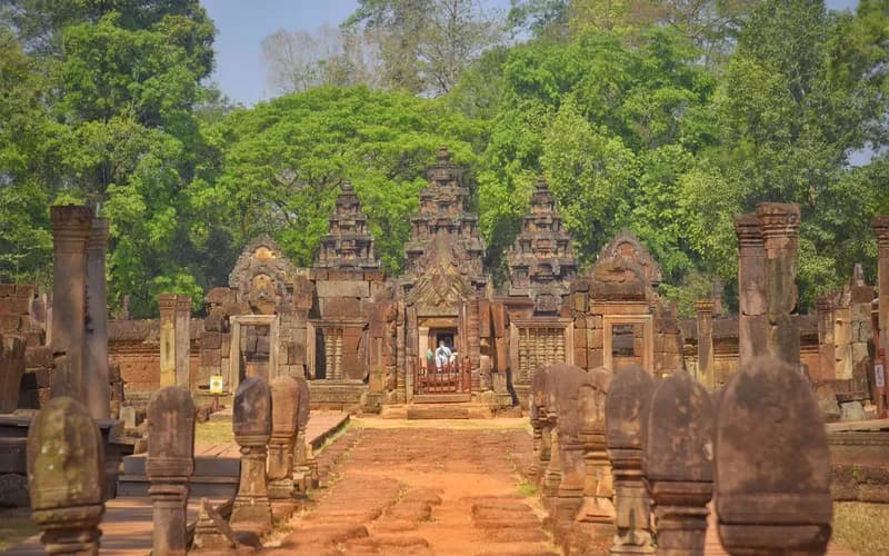 ruines de temple khmer