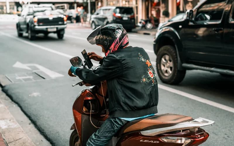 casque de moto