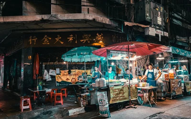 marché de rue bangkok