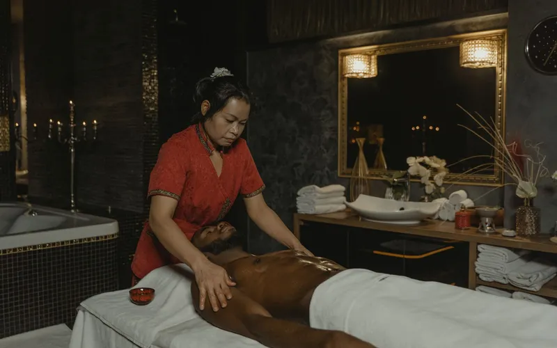 thai spa treatment room