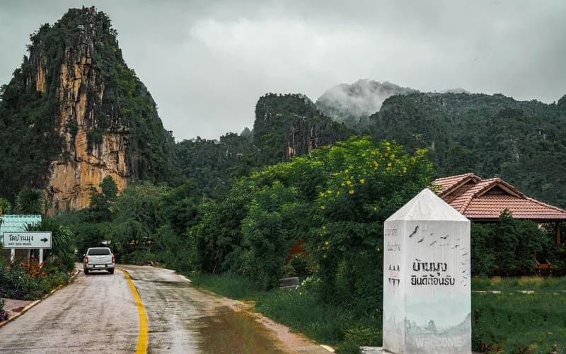 quiet thai village
