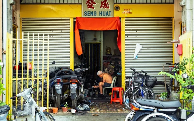 atelier de réparation de vélos