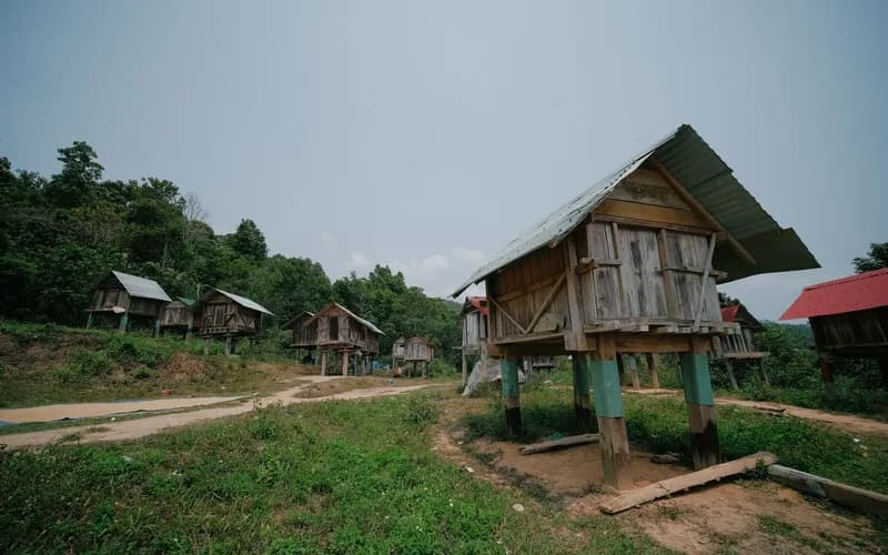 stilt house bedroom